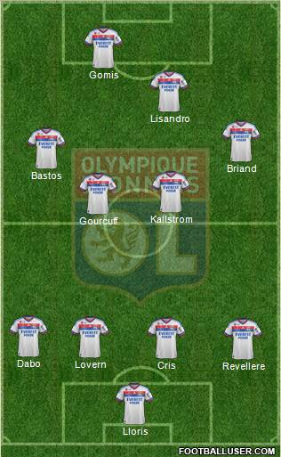 Olympique Lyonnais Formation 2012