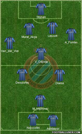 Club Brugge KV Formation 2012