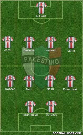 CD Palestino S.A.D.P. Formation 2012
