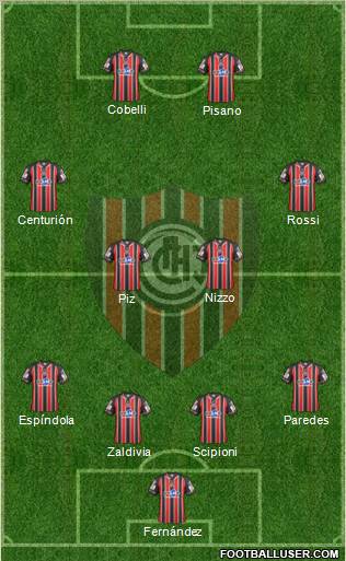Chacarita Juniors Formation 2012