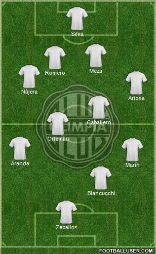 C Olimpia Formation 2012