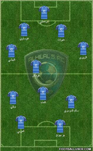 Al-Hilal (KSA) Formation 2012
