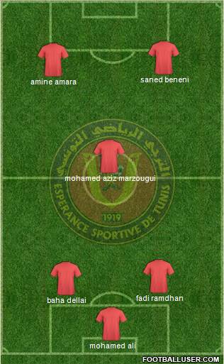 Espérance Sportive de Tunis football formation