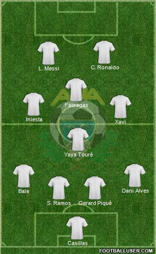 A.D. Alcorcón Formation 2012