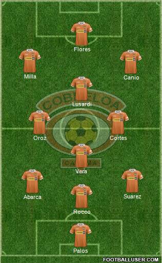 CD Cobreloa S.A.D.P. Formation 2012