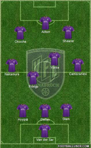 VfL Osnabrück Formation 2012