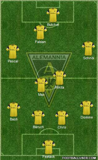TSV Alemannia Aachen Formation 2012