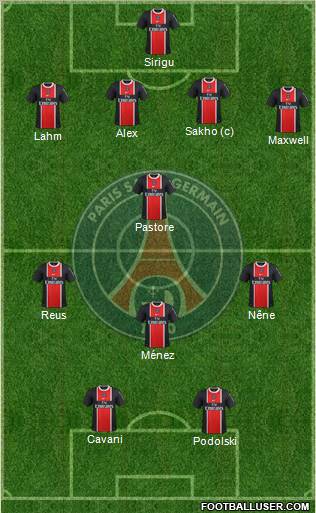 Paris Saint-Germain Formation 2012