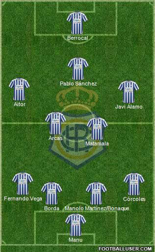R.C. Recreativo de Huelva S.A.D. Formation 2012