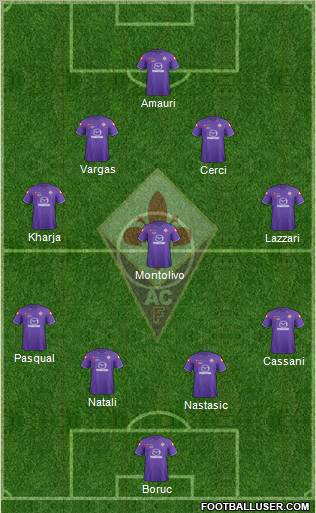 Fiorentina Formation 2012