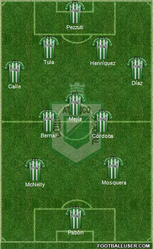 CDC Atlético Nacional Formation 2012