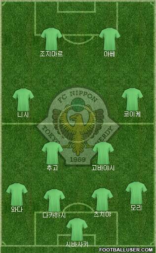 Tokyo Verdy Formation 2012
