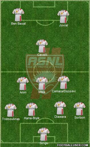A.S. Nancy Lorraine Formation 2012