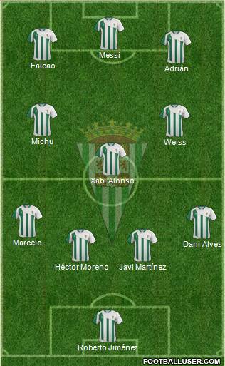 Córdoba C.F., S.A.D. Formation 2012