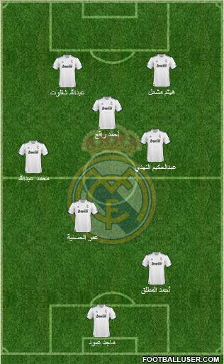 R. Madrid Castilla Formation 2012