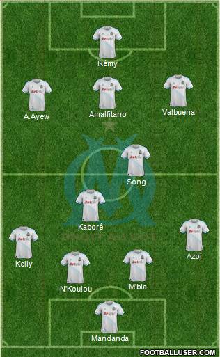 Olympique de Marseille Formation 2012
