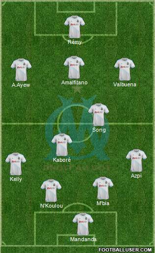 Olympique de Marseille Formation 2012