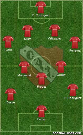 Independiente Formation 2012