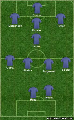 Dream Team Formation 2012