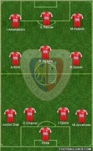 Piast Gliwice Formation 2012