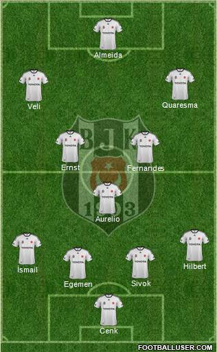 Besiktas JK Formation 2012