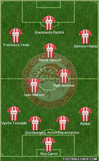 Olympiakos SF Piraeus Formation 2012