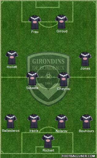FC Girondins de Bordeaux Formation 2012