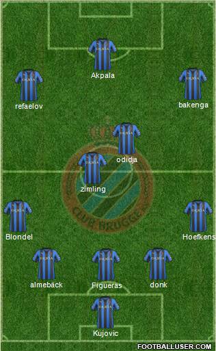 Club Brugge KV Formation 2012
