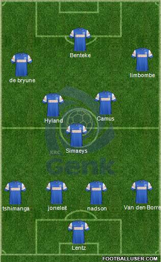 K Racing Club Genk Formation 2012