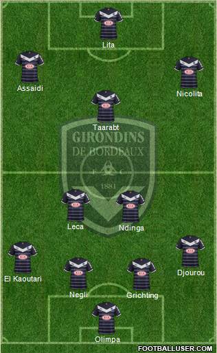 FC Girondins de Bordeaux Formation 2012