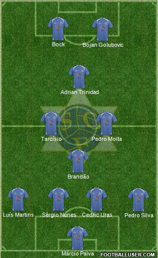 Sport Clube Freamunde Formation 2012