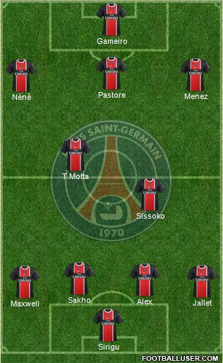Paris Saint-Germain Formation 2012