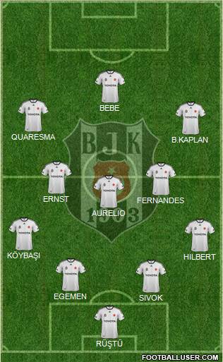 Besiktas JK Formation 2012