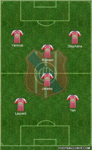 Central Español Fútbol Club Formation 2012