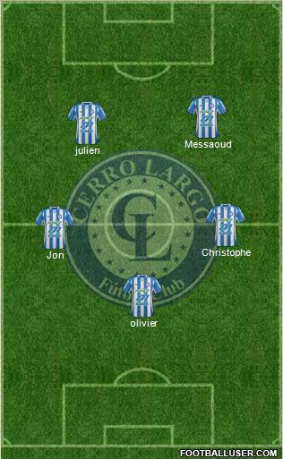 Cerro Largo Fútbol Club Formation 2012