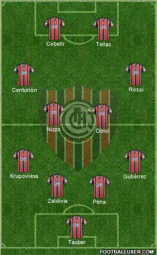 Chacarita Juniors Formation 2012