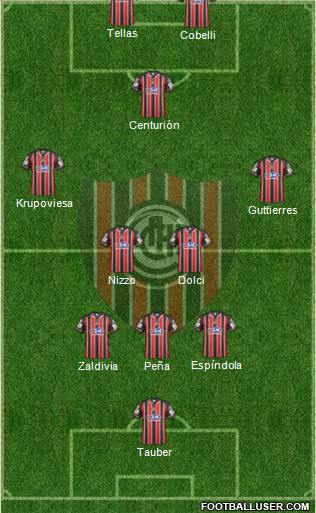Chacarita Juniors Formation 2012