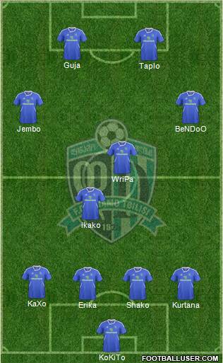 Dinamo Tbilisi Formation 2012