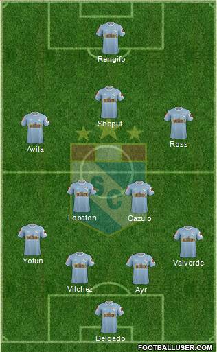 C Sporting Cristal S.A. Formation 2012