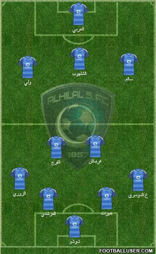 Al-Hilal (KSA) Formation 2012