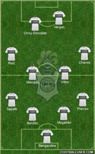 Gimnasia y Esgrima de La Plata Formation 2012
