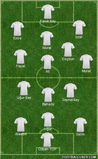 Yeni Menemen Belediyespor Formation 2012