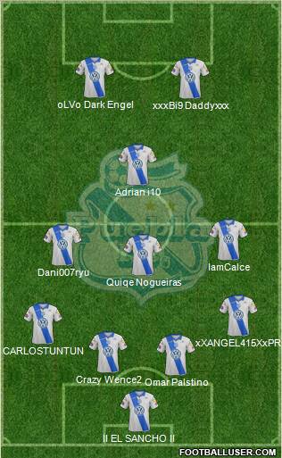 Club Puebla de la Franja Formation 2012