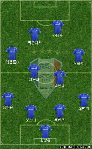 Suwon Samsung Blue Wings Formation 2012