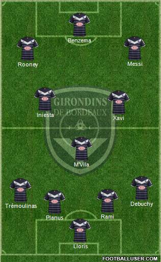 FC Girondins de Bordeaux Formation 2012