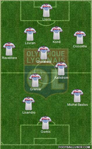 Olympique Lyonnais Formation 2012