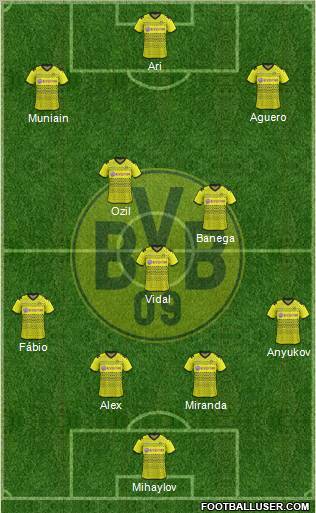 Borussia Dortmund Formation 2012