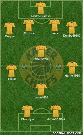 Kaizer Chiefs Formation 2012