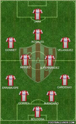 Unión de Santa Fe Formation 2012