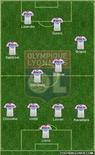 Olympique Lyonnais Formation 2012